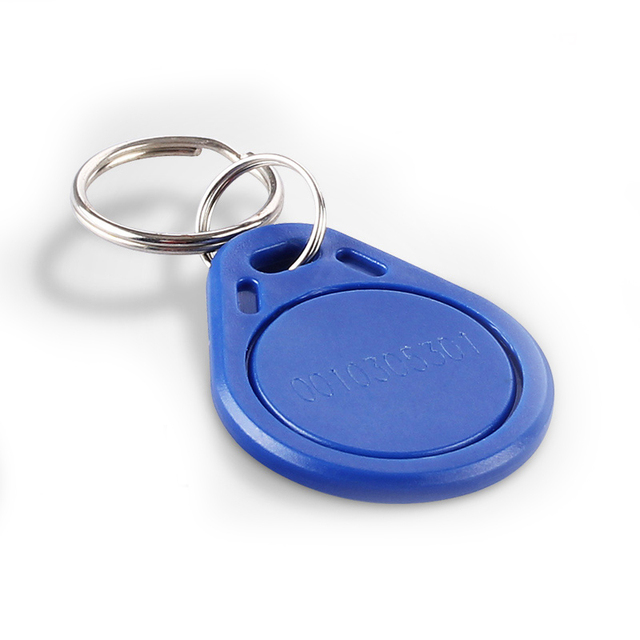 125KHZ EM4100 Chip RFID Key Chain Access Control Fob Mini Tag for Parking Lot School Bank Hospital Door Authentication NFC