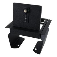 Tuojue métal noir Console montée antivol véhicule pistolet Kits intérieurs sûrs pour Toyota Hilux montage de Console sécurisé
