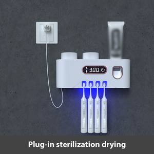 Bulk Wholesale Automatic Toothpaste Dispenser 5 Mins Dry <strong>Toothbrush</strong> <strong>Head</strong> <strong>Toothbrush</strong> <strong>Holder</strong> Electric - Product Image 4