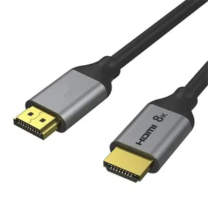 Cáp HDMI I 8K @ 60Hz OEM 3/6/10/15ft 48Gbps Arc Siêu Tốc Độ Cao HDM I 2.1 Dây Tương Thích Với TV S5 PS4 Xbox One Series X