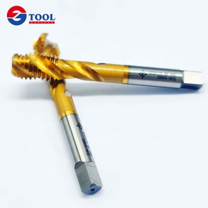 Grifo de carburo sólido con ranura en espiral, dientes estándar, grifo de máquina de acero 6H, revestimiento de titanio, grifo de máquina de tornillo - Product Image 5
