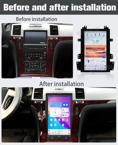 13.6 pollici per Cadillac Escalade 2008-2014 autoradio Tesla navigazione GPS Auto Multimedia Stereo ricevitore principale unità Carplay - Product Image 3