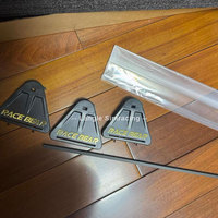 Simulator Balap Sim Racing Triple Monitor Struktur Perakitan Mudah Pengaturan Multi-monitor Universal Kit Tanpa Bingkai Rog yang Jernih