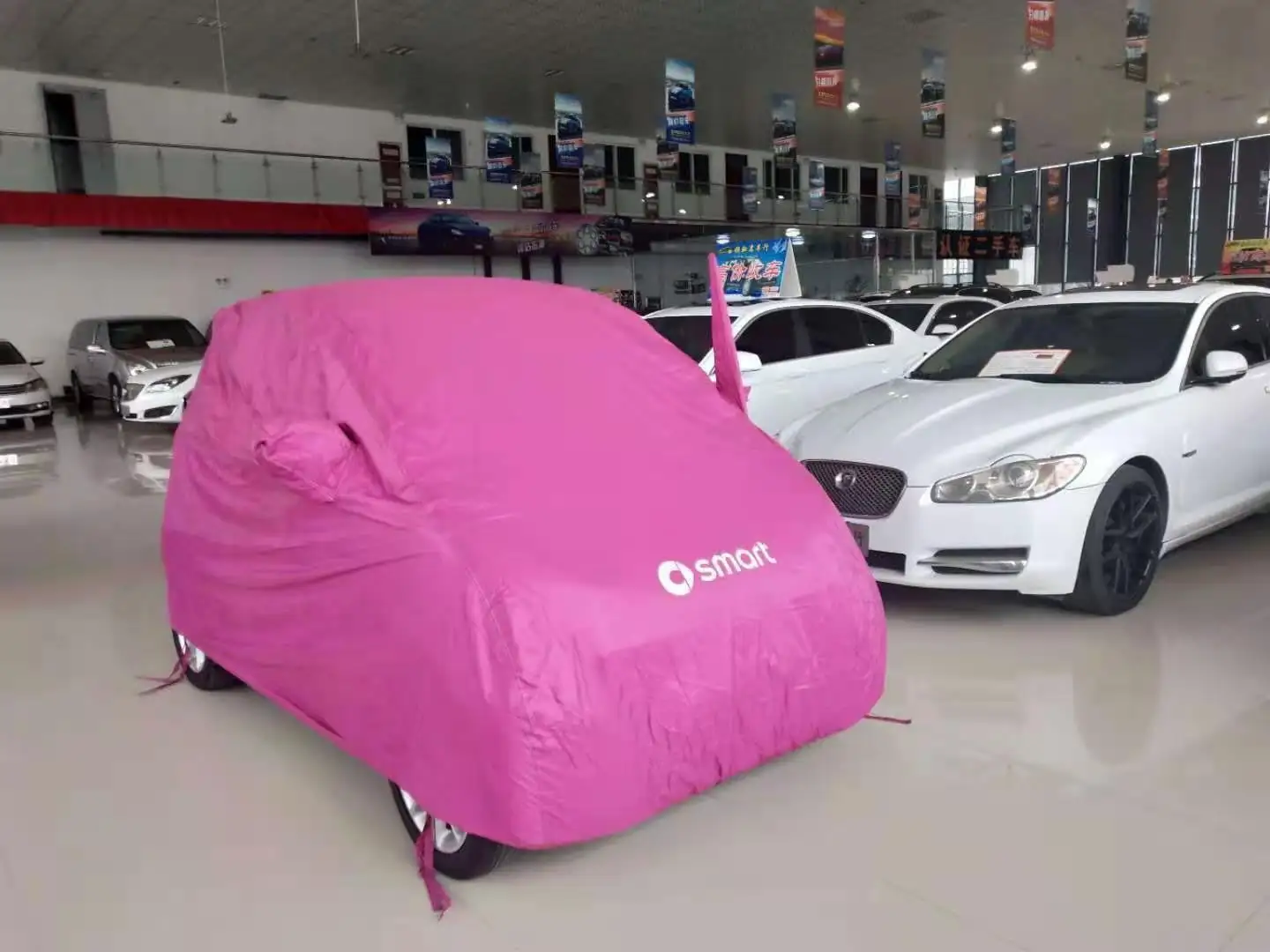 Personalizado Oxford Pano Dustproof Cover Rainproof Sunshade para Mercedes-Benz Smart Special Car Cover com logotipo personalizado