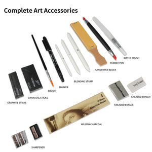 83件套艺术绘画套装绘画多功能水彩笔铅笔儿童成人便携文具套装 - Product Image 4