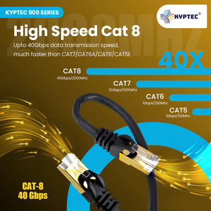 Câble Ethernet GigE industriel CAT 8 avec connecteur RJ45, câble réseau haute vitesse pour systèmes d'automatisation - Product Image 1