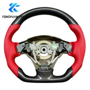 Volant de voiture en fibre de carbone forgé sur mesure avec LED pour Toyota <span class=keywords><strong>GR</strong></span> <span class=keywords><strong>Yaris</strong></span> Vios Mk3 2002 2004 2005 2006 2007 2008 2009 2010 2011 - Product Image 3