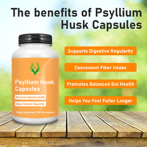 Hot Selling ODM Psyllium Husk Capsules Dietary <b>Supplement</b> Promotes Digestive Health and Support Energy Levels for Adult - Product Image 5