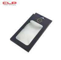 Boîte en plastique écologique recyclable de luxe avec logo personnalisé pour étui de téléphone portable