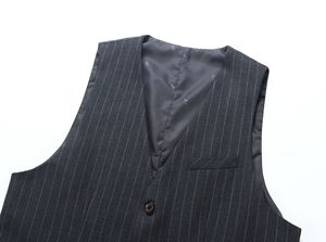 <span class=keywords><strong>Costume</strong></span> 3 pièces à rayures pour hommes pour mariages, affaires et décontractées-<span class=keywords><strong>Costume</strong></span> de marié élégant et respirant pour carrière - Product Image 3