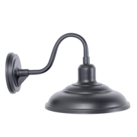 Lampe murale extérieure contemporaine en forme de poire, étanche, en alliage d'aluminium IP23, durable pour jardin, balcon, couloir et villa