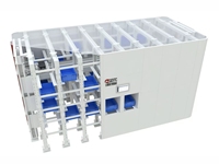 Gabinete para Herramientas |   Módulo de Clasificación Vertical Automatizado para Uso en Garajes, Control PLC |   Sistema de Clasificación de Alto Rendimiento para Comercio Electrónico