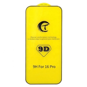 ฟิล์มโค้งขนาดใหญ่ติดกาวแบบเต็มจอกระจก9D 9H สำหรับ <span class=keywords><strong>iPhone</strong></span> 11 Pro 12 MINI 13 14 PLUS 15 16 PRO MAX อุปกรณ์ป้องกันหน้าจอ - Product Image 1