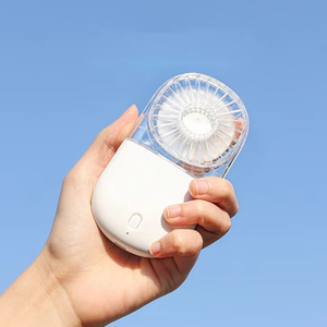 Ventilateur portable électrique à trois vitesses CITICITY avec logo personnalisé, mini USB, batterie rechargeable 1200 mAh, en plastique, pour extérieur et usage domestique - Product Image 2