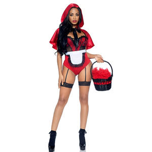 TV y película Sexy erótico mujeres Caperucita Roja disfraces ropa Anime Cosplay conjuntos de lencería al por mayor - Product Image 3