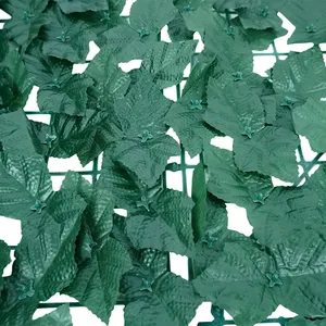 Siepe artificiale di plastica Anti Uv rotolo di piante verdi siepe artificiale scherma decorazioni per esterni