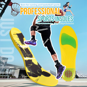 Solette Sportive con Supporto ad Aria, Alta Elasticità, Assorbimento degli Urti, Anti-Sudore, per Stare in Piedi a Lungo, Ultra-Morbide e Confortevoli - Product Image 1