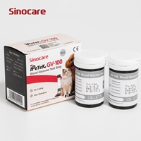 Sinocare GV-100, lecteur de glycémie pour animaux domestiques, chien, chat, moniteur de glycémie vétérinaire, système de surveillance de la glycémie des animaux domestiques