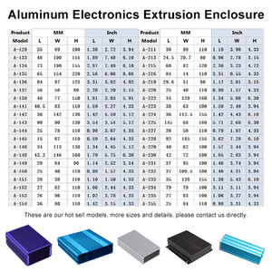 Extruded Aluminum Alloy Power <strong>Amplifier</strong> Box Electronic Enclosure Customized PCB Aluminum Extrusion Power <strong>Amplifier</strong> Case - Product Image 5