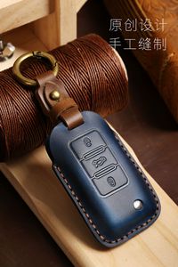 Portachiavi per Auto in Vera Pelle con Chiusura a Sospensione, Stile Vintage, Resistente e Personalizzabile con Logo - Product Image 5