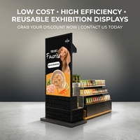 Présentoirs Modulaires Portables et Détachables Personnalisés pour Friandises pour Animaux – Supports de Présentation Légers et Réutilisables pour le Commerce de Détail