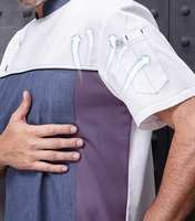 Vêtements de cuisine haut de gamme pour hommes : Blouse de chef à manches longues pour restaurants occidentaux, restauration et pâtisserie, et uniformes de bar
