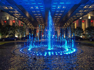 <span class=keywords><strong>Fontaine</strong></span> dansante d'intérieur moderne <span class=keywords><strong>avec</strong></span> éclairage produits de jardin <span class=keywords><strong>en</strong></span> <span class=keywords><strong>pierre</strong></span> de <span class=keywords><strong>piscine</strong></span> <span class=keywords><strong>en</strong></span> acier haute densité à vendre - Product Image 4