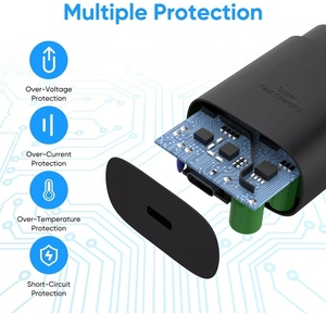 <span class=keywords><strong>Cargador</strong></span> Superrápido USB <span class=keywords><strong>C</strong></span> de 25 W al por Mayor, Adaptador de Viaje <span class=keywords><strong>Tipo</strong></span> <span class=keywords><strong>C</strong></span> para <span class=keywords><strong>Samsung</strong></span> Galaxy S24 <span class=keywords><strong>Ultra</strong></span> S20 <span class=keywords><strong>S21</strong></span> S22 S23, <span class=keywords><strong>Cargador</strong></span> de Pared PD - Product Image 3