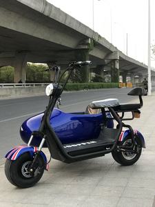 Vélo électrique rétro à side-car à roues larges, vélo <span class=keywords><strong>cargo</strong></span>, scooter chopper - Product Image 4