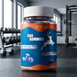 Gomitas de Aminoácidos Esenciales OEM/ODM con Aminoácidos de Cadena Ramificada, Suplemento Pre-Entrenamiento para Mejorar la Resistencia Muscular - Product Image 1