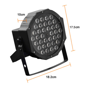 Điều khiển âm thanh xách tay ánh sáng sân khấu DMX chùm đèn DJ Disco 36 <span class=keywords><strong>RGB</strong></span> <span class=keywords><strong>LED</strong></span> PAR Lights - Product Image 5