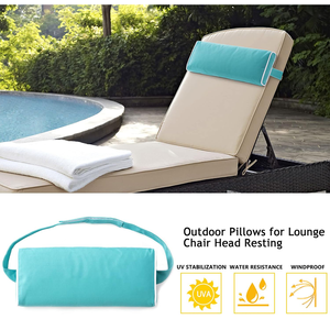 Cuscino per Sdraio da Piscina in Tela Resistente all'Acqua <span class=keywords><strong>con</strong></span> Fascia Elastica per <span class=keywords><strong>Sedie</strong></span> da Esterno - Product Image 5