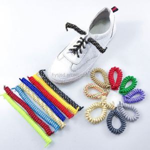 High Quality Spiral Curly Shoe <b>Laces</b> Spring <b>Elastic</b> Shoelaces - Product Image 2