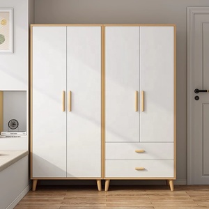 Armoires Économiques en Promotion <span class=keywords><strong>Armoire</strong></span> Enfant en Bois Style Nordique Penderie et Placards pour Chambre - Product Image 3