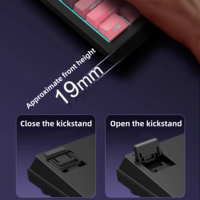Clavier mécanique personnalisé Keywin K81 à trois modes, rétroéclairage RVB, étanche, gravure latérale, sans fil, pour le bureau et les jeux e-sport