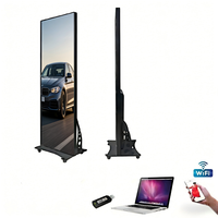 Kiosque tactile autoportant durable pour intérieur, P186, totem vertical, signalisation publicitaire LED Android