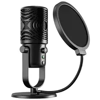 2022 ब्रांड नई OneOdio FM1 वायर्ड यूएसबी धातु माइक्रोफोन गेमिंग के लिए cardioid गतिशील खड़ाऊँ और पॉप फिल्टर के साथ, प्रसारण