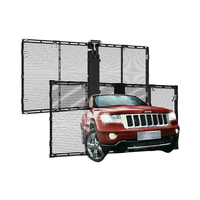 LED VISUAL Miroir transparent Écran en verre Transparent Mur vidéo LED P3.91 Affichage LED transparent intérieur