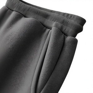 Chándal con Capucha para Hombre, Color Sólido, Manga Larga, Informal, para Invierno, con Bolsillos Laterales, Cierre con Cordón, Corte Regular, 100% Algodón, Ligero - Product Image 6