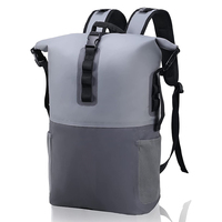 20L Roll Top Dry Backpack Heavy Duty Waterproof Fashion Style pour hommes et femmes pour la voile flottante et le surf