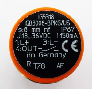 Capteur inductif IFM ORIGINAL NEUF IG5318 IGB3008-BPKG/US-104 IY5065 IM5115 IE5340 IE5329 IG0305 IGT200 IGS209 IEC201 - Product Image 5