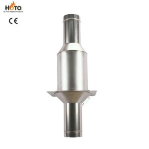 Kit de Tubo de <span class=keywords><strong>Chimenea</strong></span> de Acero Inoxidable de Doble Pared Aislado con Placas de Cubierta para Accesorios de <span class=keywords><strong>Chimenea</strong></span> - Product Image 4
