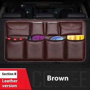 Organisateur de <span class=keywords><strong>voiture</strong></span> Portable Modules de stockage détachables <span class=keywords><strong>coffre</strong></span> siège arrière organisateur suspendu cuir <span class=keywords><strong>plastique</strong></span> maille Polyester <span class=keywords><strong>Protection</strong></span> - Product Image 2