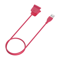 Pour Fitbit Alta HR Chargeur avec bouton de réinitialisation Chargeur USB de remplacement Câble de charge pour Alta HR Fitness Smart Watch