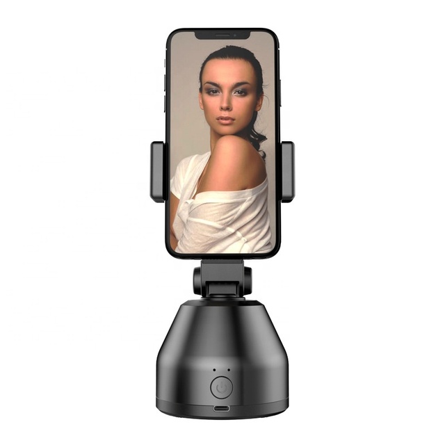 Auto Object Tracking Selfie Stick Shooting Holder 360 Rotation Photo Vlog Live Video Camera Record Smart Face Tracing Holder