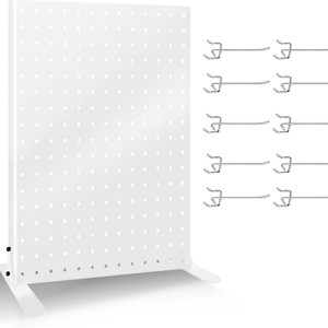 Junfeng Metal Perforated <b>Display</b> Rack 1 Tier Portable Multi Purpose Storage Desktop Organizer for Makeup Kitchen Retail - Product Image 5