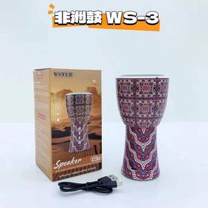 2024 New Hot phi trống sơn WS-3 <span class=keywords><strong>Bluetooth</strong></span> Loa ngoài trời loa siêu trầm mini thẻ di động loa Quà Tặng - Product Image 2