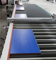 Ligne de production de chantournage TRANS-U, moteur 5,5 kW, machine à chanter le bois automatique haute efficacité pour panneaux à base de bois, 380V/440V