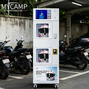 MYCAMP Nouvelle machine de nettoyage automatique de casques à double compartiment avec fonctionnement de 60 minutes - Product Image 2