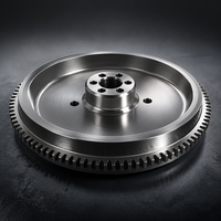 Volant d'inertie industriel dynamique équilibré sur mesure 200 kg OEM GGG50 en fonte ductile usiné CNC de précision